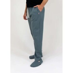 Feejays Unisex Sz 1X Footed Sweatpants Fleece Black Tie Dye Footie Pocket Lounge